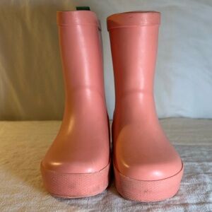 Ten Little Girl’s Pink Toddler Rain Boots Size 8 Spring Rain Wellies